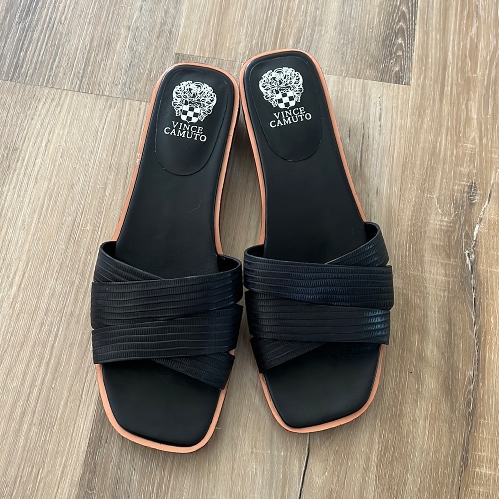 Vince Camuto black sandals